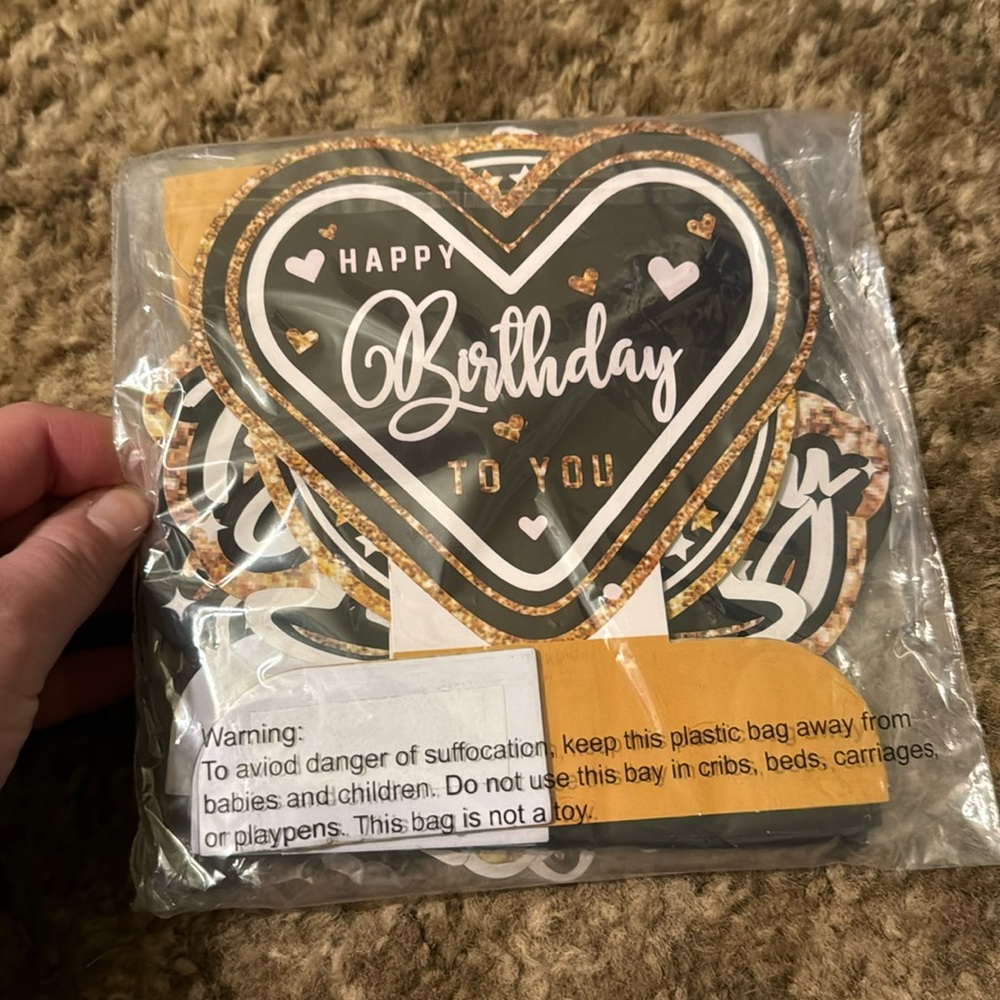 9 pc birthday spinner set
